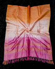 Load image into Gallery viewer, Pink Orange Woven Tussar Silk Suit Set
