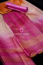 Load image into Gallery viewer, Pink Orange Woven Tussar Silk Suit Set