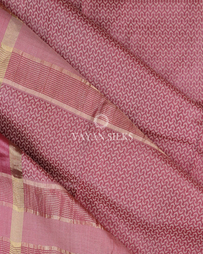 Wine Pure Tussar Silk Saree