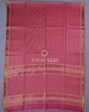 Load image into Gallery viewer, Pink Pure Tussar Silk Saree