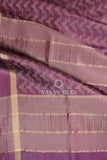 Purple Pure Tussar Silk Saree