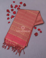 Load image into Gallery viewer, Red Pure Tussar Silk Saree