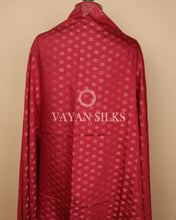 Load image into Gallery viewer, Red Banarasi Silk Unstitched Suit Set