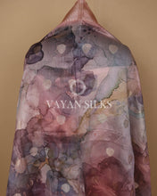 Load image into Gallery viewer, Peach Pink Banarasi Silk Unstitched Suit Set