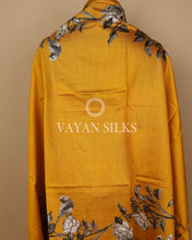 Load image into Gallery viewer, Mustard Banarasi Silk Unstitched Suit Set