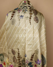 Load image into Gallery viewer, Pistachio Banarasi Silk Unstitched Suit Set