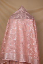 Load image into Gallery viewer, Peach Multi Cotton Silk Unstitched Suit Set