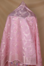 Load image into Gallery viewer, Baby Pink Multi Cotton Silk Unstitched Suit Set