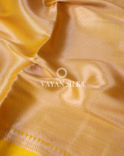 Load image into Gallery viewer, Yellow Banarasi Katan Silk Saree