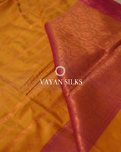 Load image into Gallery viewer, Mustard Banarasi Art Silk Saree