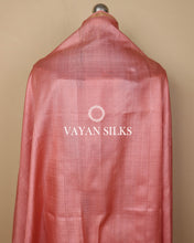 Load image into Gallery viewer, Light Pink Printed Pure Tussar Silk Unstitched Suit Set