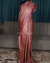 Load image into Gallery viewer, Dark Pink Color Woven Pure Tussar Silk Saree