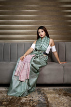 Load image into Gallery viewer, Mint Green Weaving Pure Tussar Silk Saree