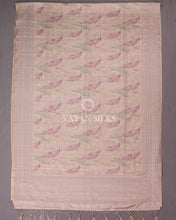 Load image into Gallery viewer, Light Pink-Multi Printed Semi-Tussar Saree