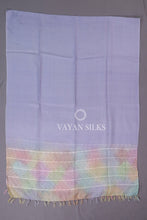 Load image into Gallery viewer, Multi Purple Woven Tussar Silk Suit