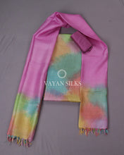 Load image into Gallery viewer, Multi colored Tussar Silk Suit