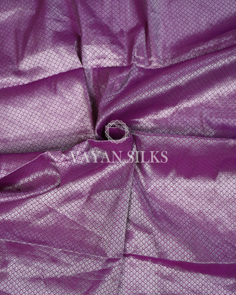 Purple Banarasi Silk Saree