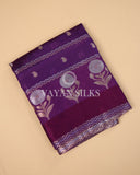 Purple Banarasi Silk Saree