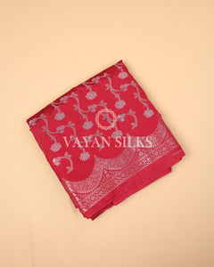 Red Banarasi Silk Saree