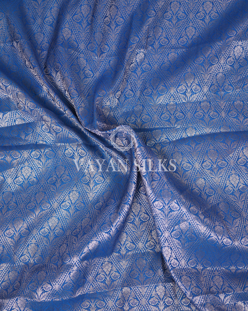 Blue Banarasi Silk Saree
