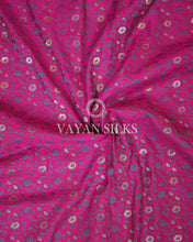 Load image into Gallery viewer, Pink Banarasi Silk Saree