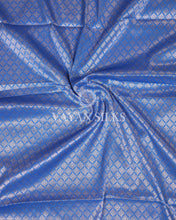 Load image into Gallery viewer, Royal Blue Banarasi Silk Saree