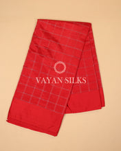 Load image into Gallery viewer, Red Banarasi Silk Saree