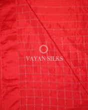 Load image into Gallery viewer, Red Banarasi Silk Saree