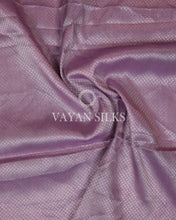 Load image into Gallery viewer, Lavender Banarasi Silk Saree