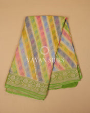 Load image into Gallery viewer, Green Banarasi Silk Saree