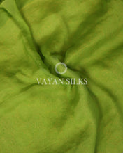 Load image into Gallery viewer, Green Banarasi Silk Saree