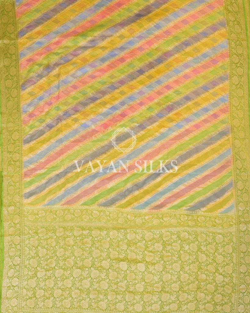 Green Banarasi Silk Saree