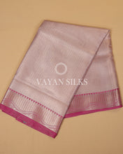 Load image into Gallery viewer, Light Pink Tissue Silk Saree