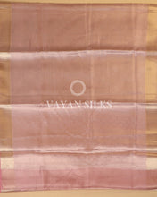 Load image into Gallery viewer, Light Pink Tissue Silk Saree