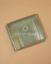 Load image into Gallery viewer, Green Tissue Silk Saree