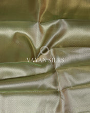 Load image into Gallery viewer, Green Tissue Silk Saree