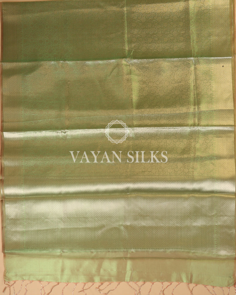Green Tissue Silk Saree