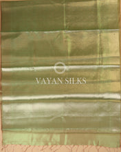 Load image into Gallery viewer, Green Tissue Silk Saree