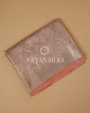 Peach Tissue Silk Saree