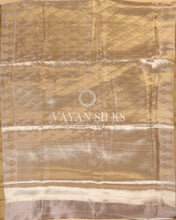 Load image into Gallery viewer, Mehendi Green Tissue Silk Saree