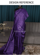 Load image into Gallery viewer, Pink Embroidered Pure Tussar Silk Saree