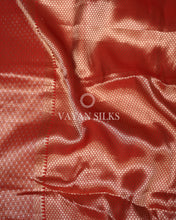 Load image into Gallery viewer, Maroon Banarasi Tussar Silk Saree