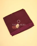 Purple Pure Kora  Banarasi Silk Saree
