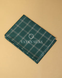 Green Semi-Tussar Silk Saree