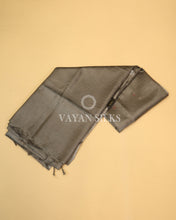 Load image into Gallery viewer, Grey Semi-Tussar Silk Saree