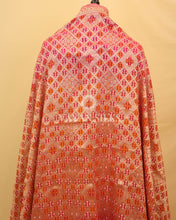 Load image into Gallery viewer, Pink Banarasi  Georgette Silk Unstitched Suit Set