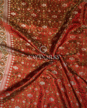 Load image into Gallery viewer, Pink Pure Jamdani Banarasi Silk Saree