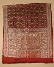 Load image into Gallery viewer, Pink Pure Jamdani Banarasi Silk Saree