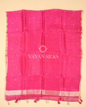 Load image into Gallery viewer, Pink Pure Banarasi Katan Silk Unstitched Suit Set