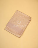 Light Beige Brown Handwoven Pure Tussar Silk Saree